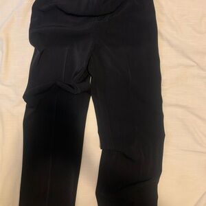 White House Black Market Women's Black Wide Leg Pants